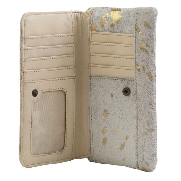 - Myra Sparkle Sharkle Leather And Hairon Wallet - Picture 10 of 11